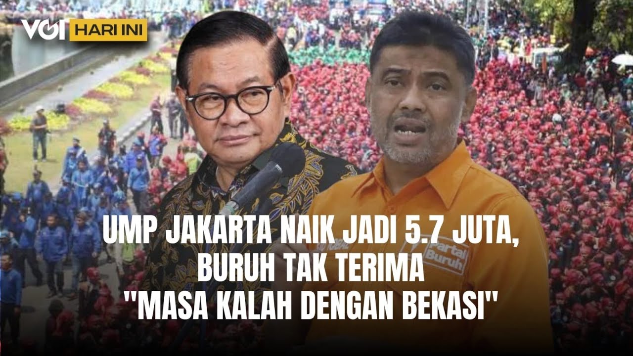 Youtube Thumnail image of : VOI Hari Ini: UMP Naik, Cukupkah Gaji Rp5,7 Juta Untuk Hidup di Jakarta? Berapa Nominal yang Tepat?