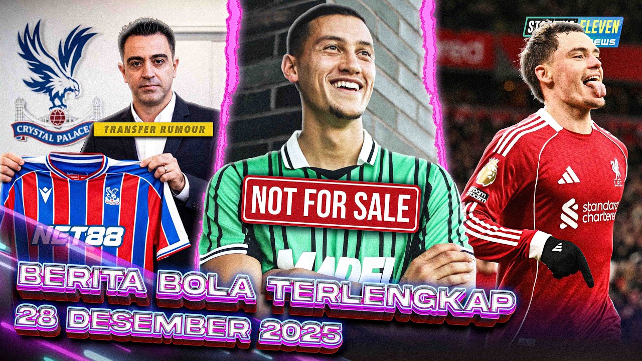 Youtube Thumnail image of : Alamak, Idzes GAK DIJUAL Januari 😯 Alhamdullilah Wirtz PECAH TELUR 🥳 Xavi Dapat Kerjaan Di Palace? 🤔