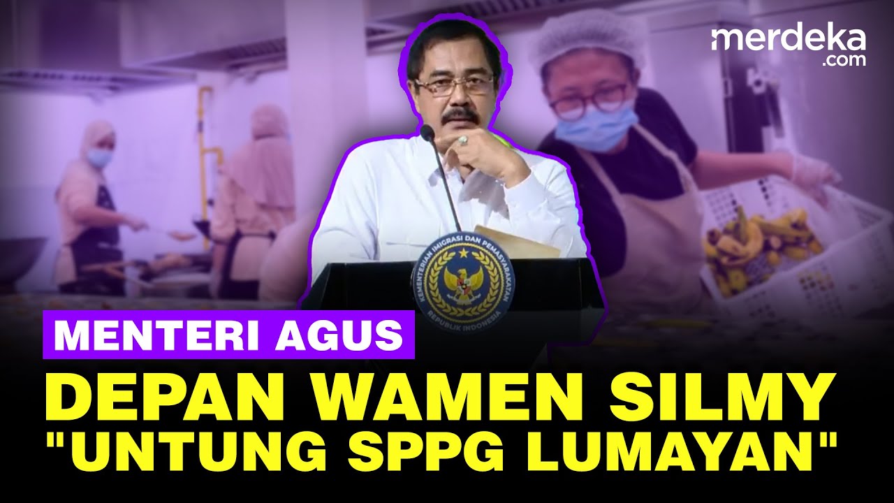Youtube Thumnail image of : Menteri Imipas Agus Tanya Wamen Silmy, Minat untuk SPPG: Untungnya Agak Lumayan itu