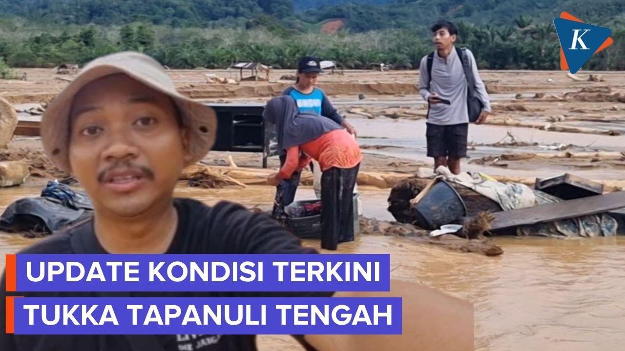 Youtube Thumnail image of : Saat Jalanan Desa Tukka Tapanuli Tengah Berubah Jadi Aliran Sungai