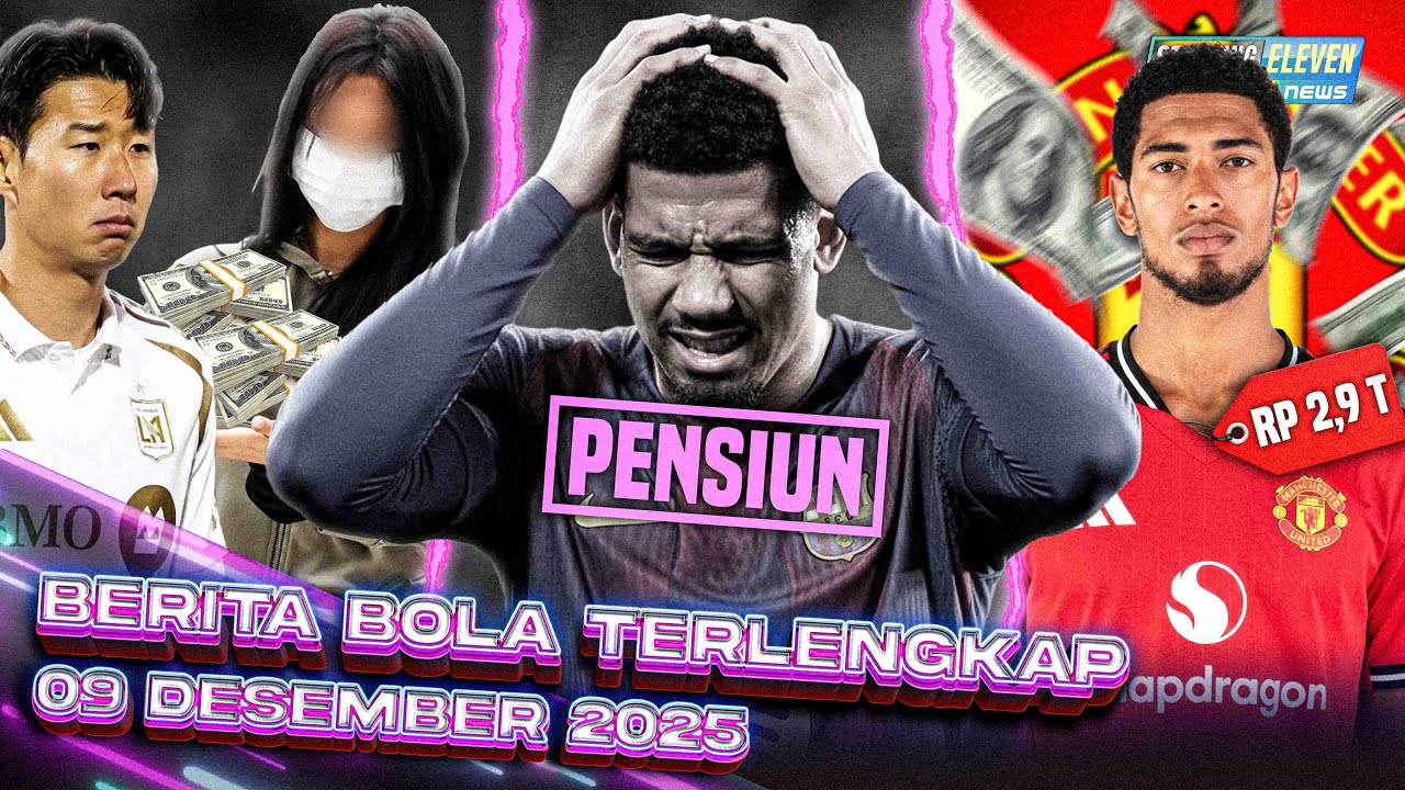 Youtube Thumnail image of : GANGGUAN Mental, Araujo PENSIUN Dini? 😰 MU TEBUS Bellingham Rp2,9T 🤑 SYIT! Wanita Ini MEMERAS Son 😡