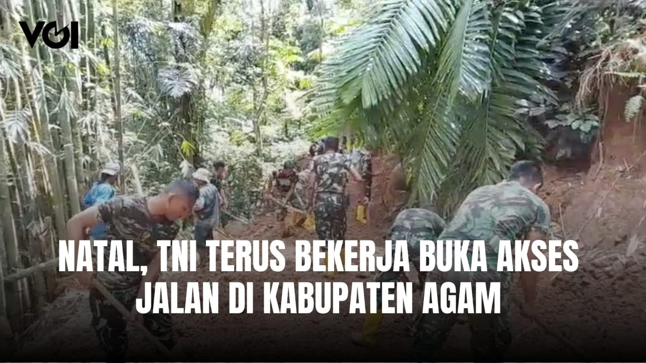 Youtube Thumnail image of : Natal, TNI terus Bekerja Buka Akses Jalan di Kabupaten Agam