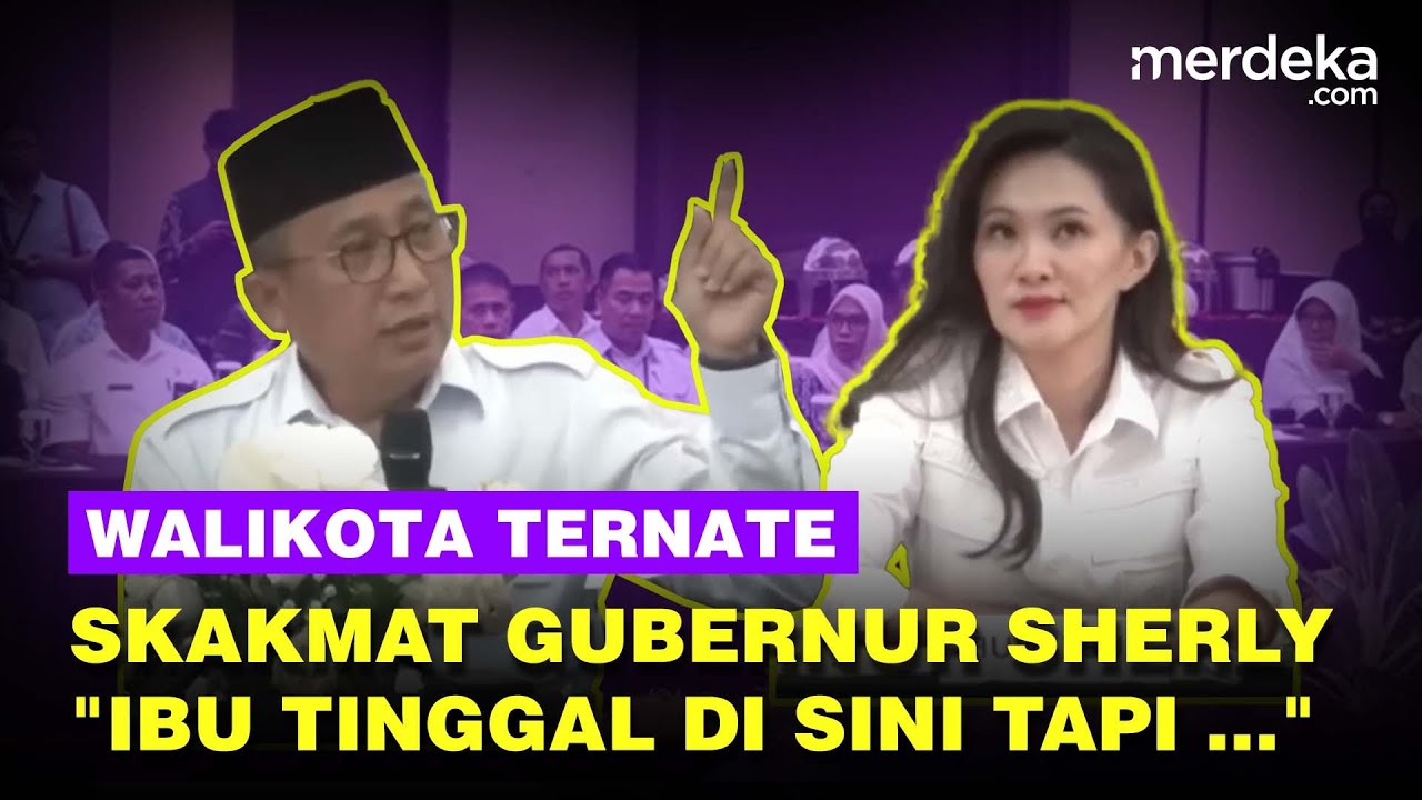 Youtube Thumnail image of : Keras! Momen Walikota Ternate Skakmat Gubernur Sherly: Ibu Tinggal di Sini Tapi Tak Pernah ...