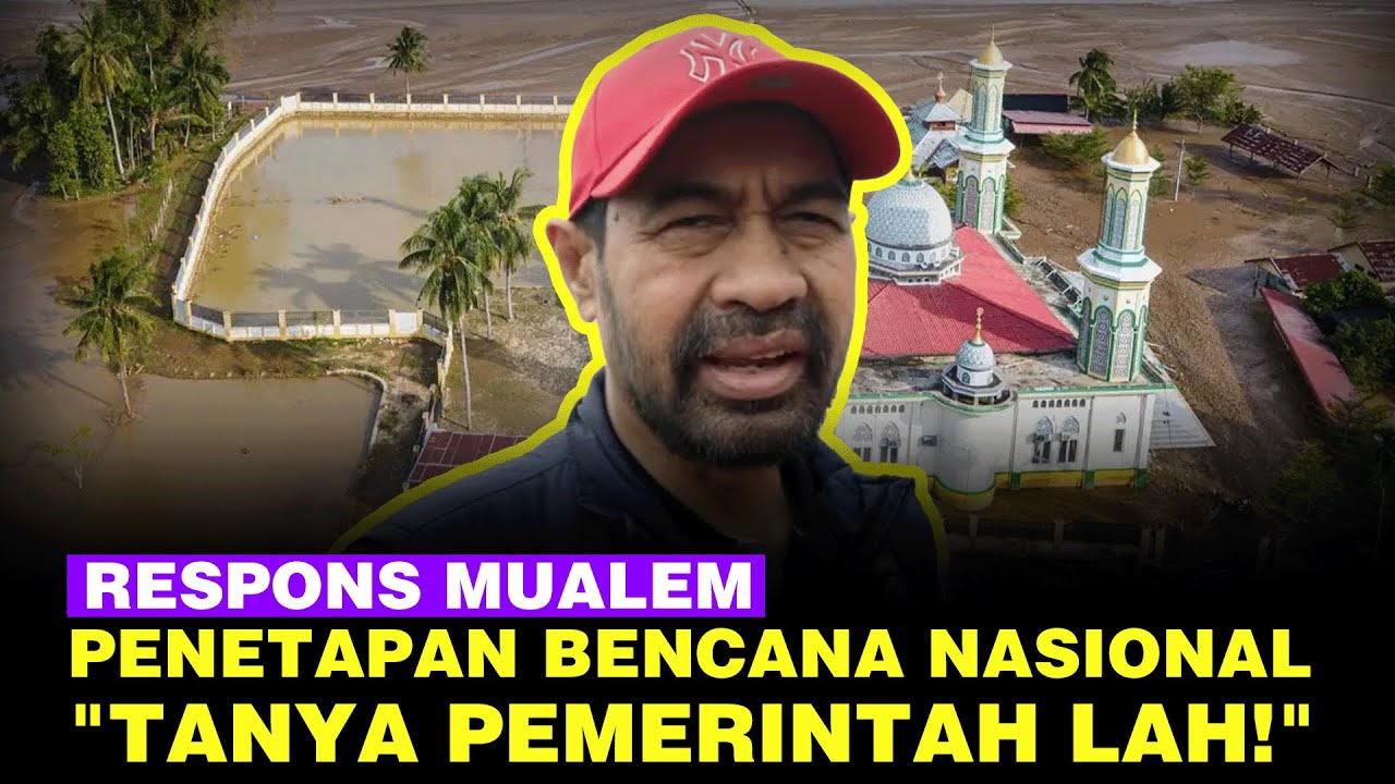 Youtube Thumnail image of : Gubernur Mualem Respons Penetapan Bencana Nasional: Tanya Pemerintah Lah