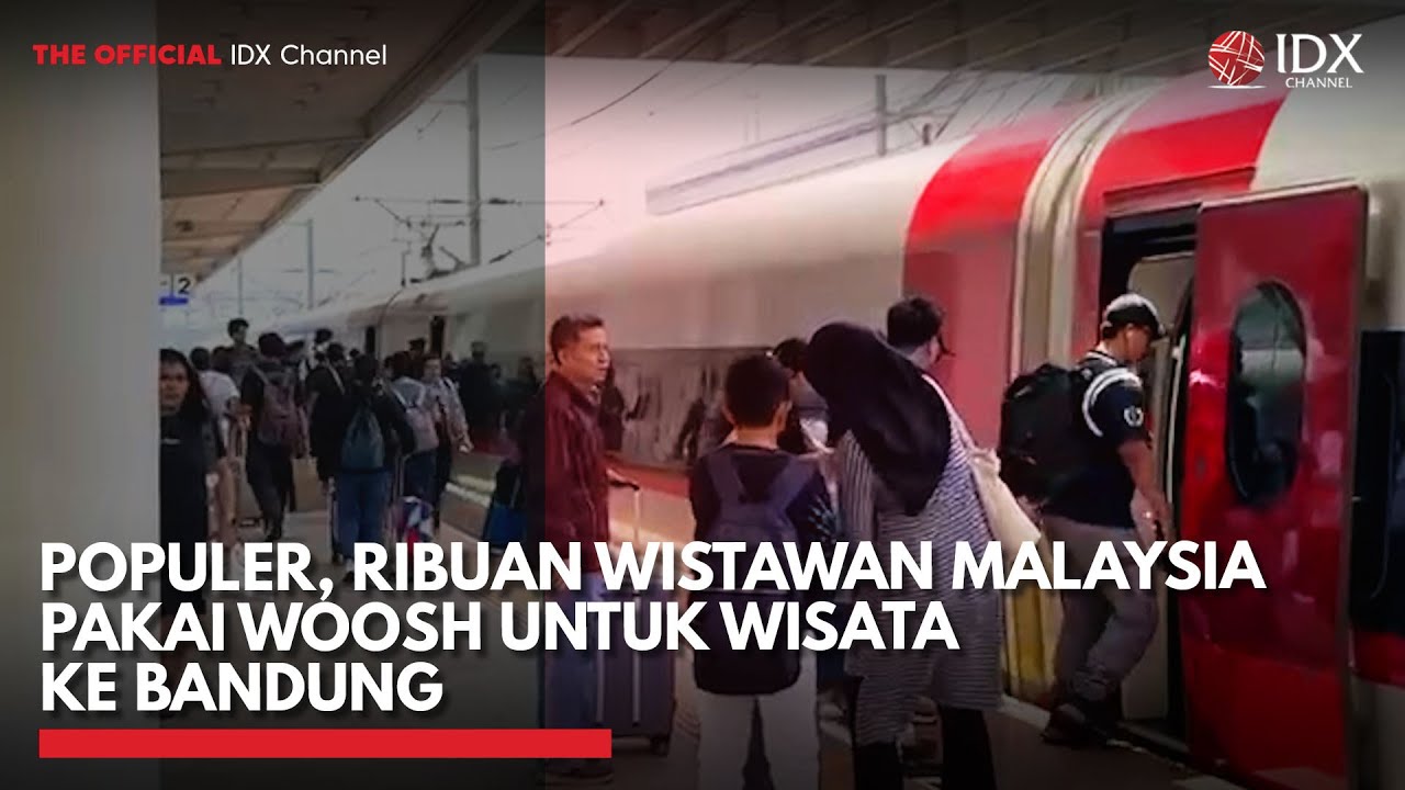 Populer, Ribuan Wisatawan Malaysia Pakai Woosh untuk Wisata ke Bandung