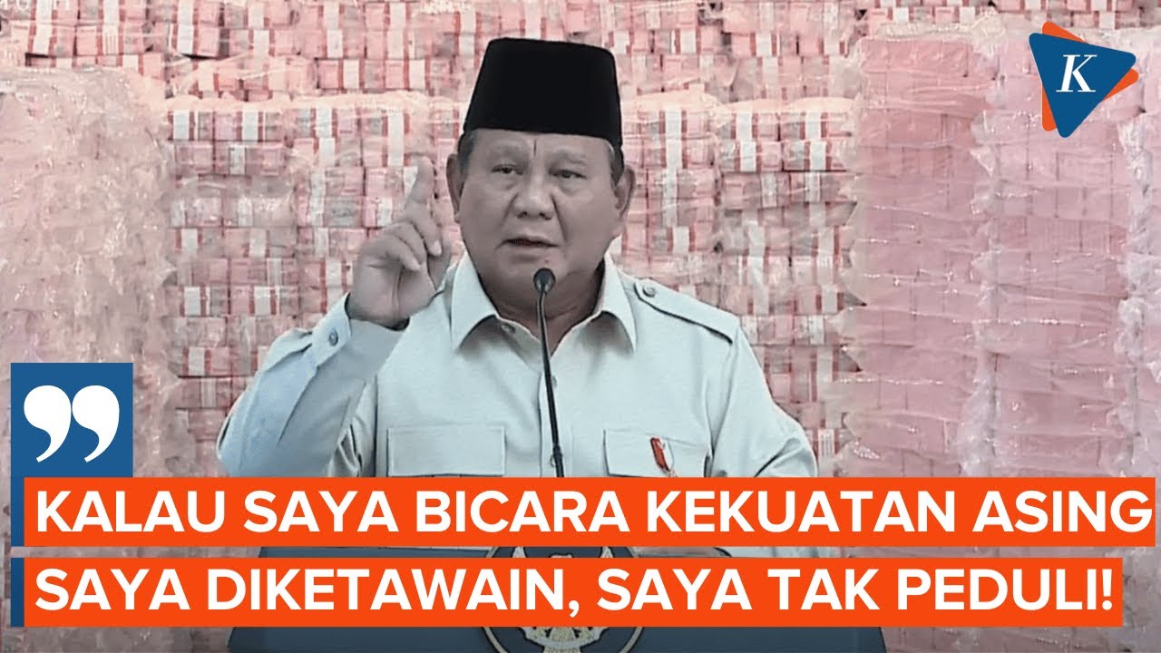 Youtube Thumnail image of : Prabowo: Saya Diketawain Kalau Bicara Kekuatan Asing, Saya Tak Peduli!