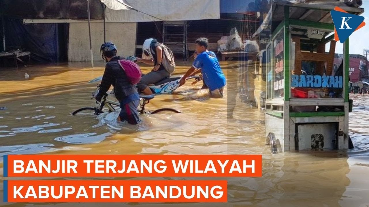 Youtube Thumnail image of : Banjir Terjang Dayeuhkolot Bandung, Air Capai 1,5 Meter dan Lumpuhkan Aktivitas Warga