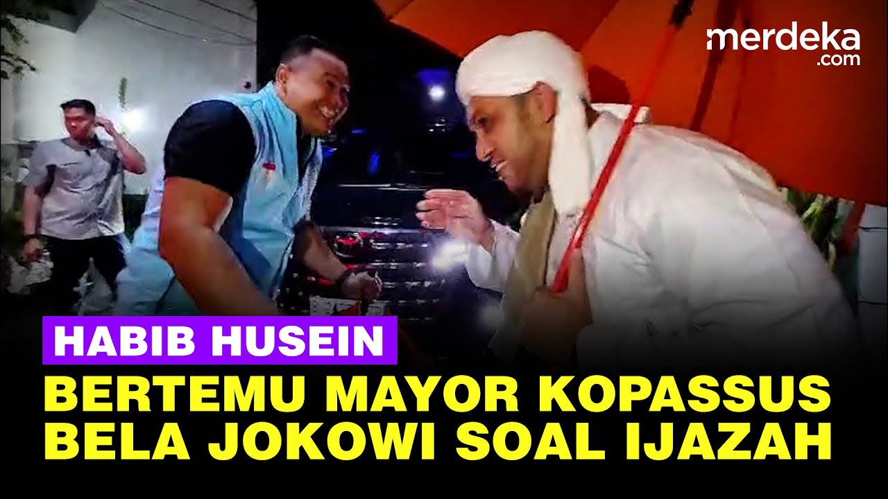 Youtube Thumnail image of : Habib Husein Tenang Ada Mayor TNI Kopassus Siaga Jaga Jokowi, Pasang Badan Hadapi Roy Suryo DKK