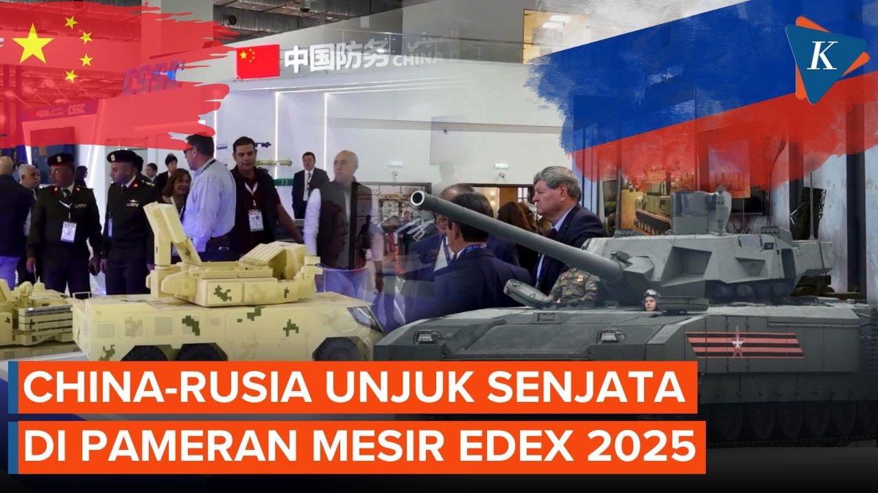 Youtube Thumnail image of : China-Rusia Pamer Kekuatan Militer di Mesir, Drone hingga Jet Tempur Jadi Incaran Pengunjung