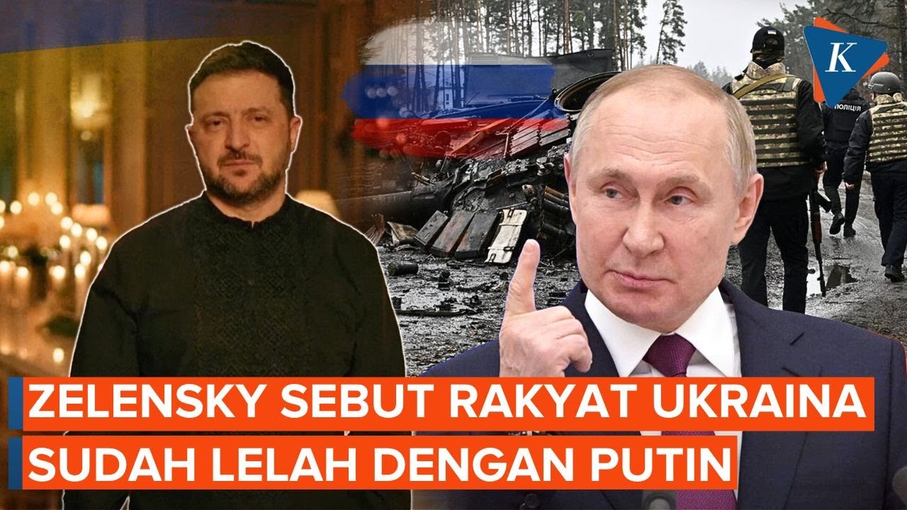 Youtube Thumnail image of : Zelensky Sebut Rakyat Ukraina Sudah Lelah dengan Putin