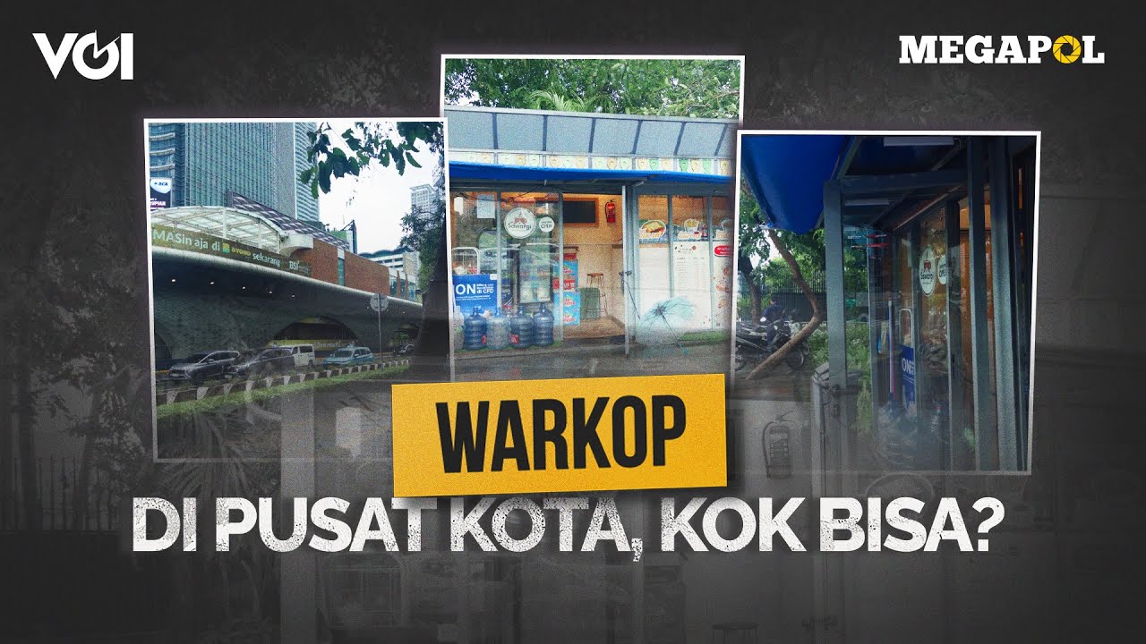 Youtube Thumnail image of : Legal Tapi Salah? Polemik Warkop di Trotoar Jakarta Pusat #megapol