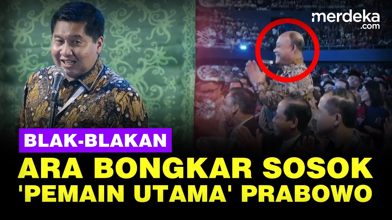 Youtube Thumnail image of : Menteri Ara Blak-blakan Bongkar Pemain Utama di Kabinet Depan Presiden Prabowo