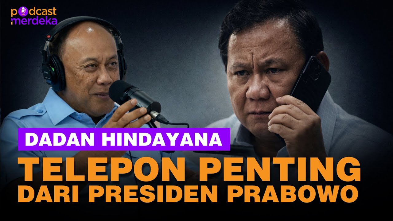 Youtube Thumnail image of : Kepala BGN Dadan: Saya Bertekad Kuat, Karena Dukungan Presiden Besar - PODCAST MERDEKA