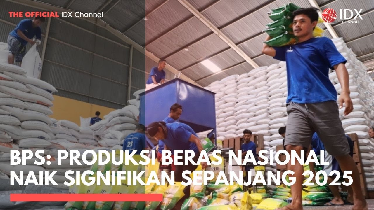 Youtube Thumnail image of : BPS: Produksi Beras Nasional Naik Signifikan Sepanjang 2025 | MARKET HIGHLIGHT