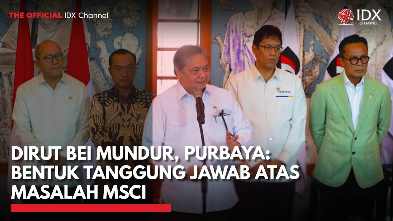 Youtube Thumnail image of : Dirut BEI Mundur, Purbaya: Bentuk Tanggung Jawab atas Masalah MSCI | IDXC UPDATE