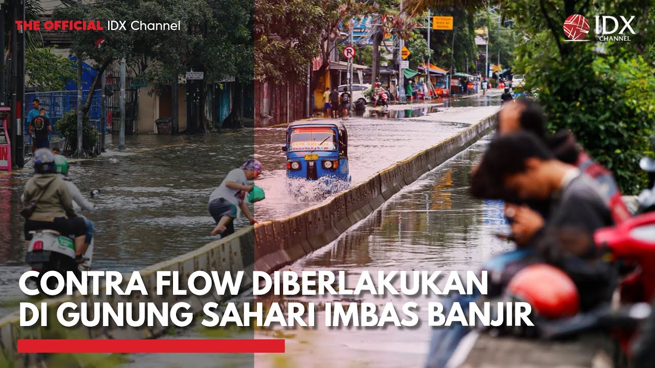 Youtube Thumnail image of : Contra Flow Diberlakukan di Gunung Sahari Imbas Banjir | IDXC UPDATE