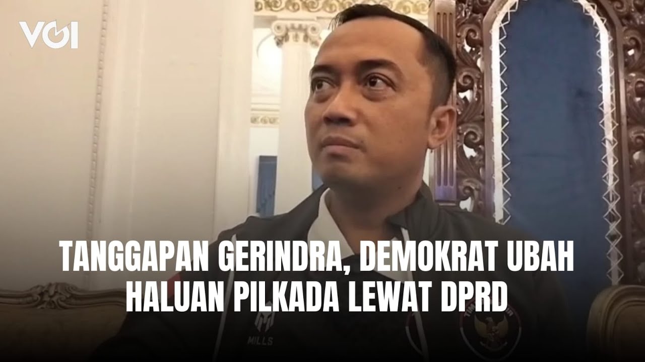 Youtube Thumnail image of : Partai Gerindra Hormati Sikap Partai Demokrat Ubah Haluan, Kini Dukung Pilkada Lewat DPRD