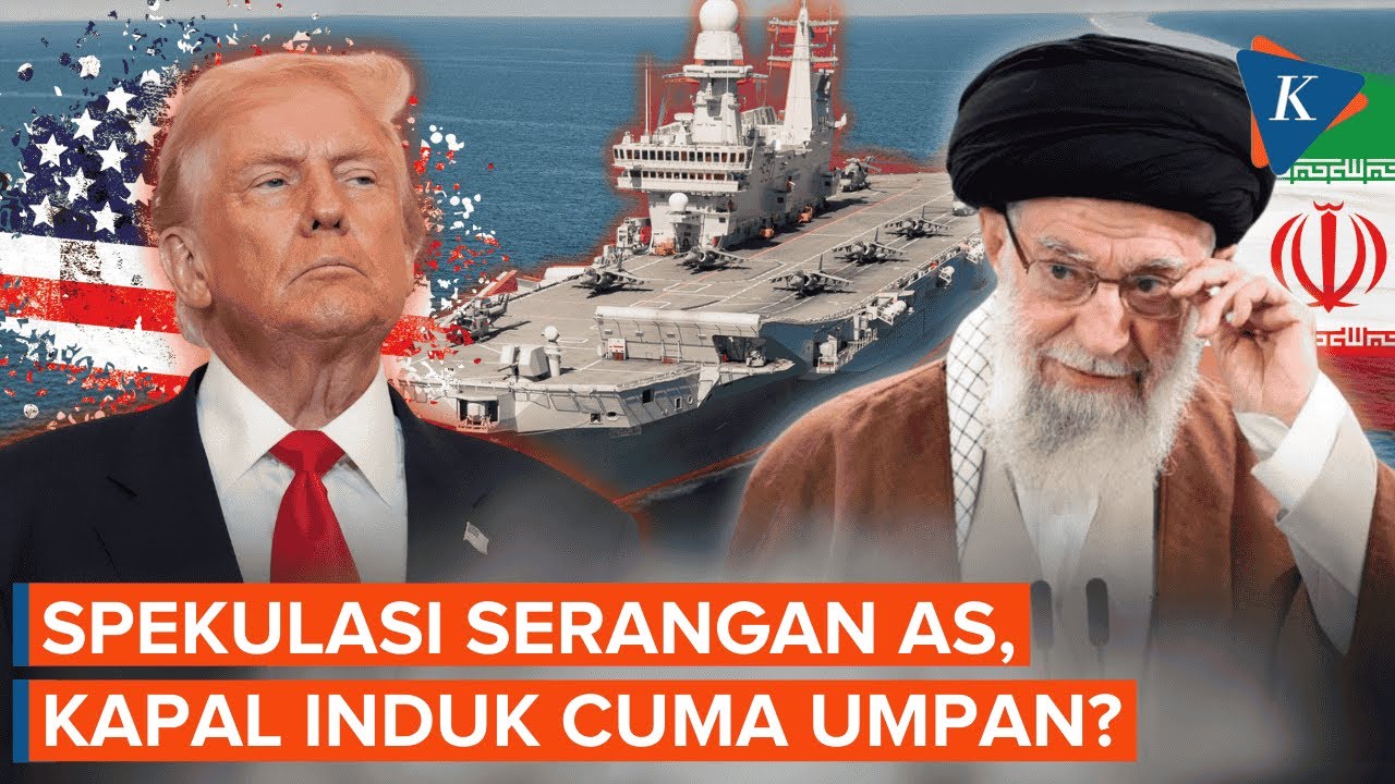 Youtube Thumnail image of : Pengalih Radar, Kapal Induk AS Umpan Serangan Senyap ke Iran?