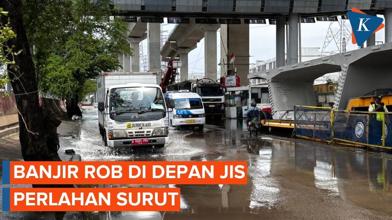 Youtube Thumnail image of : Awal Tahun, Jalan RE Martadinata Jakut Tergenang Banjir Rob