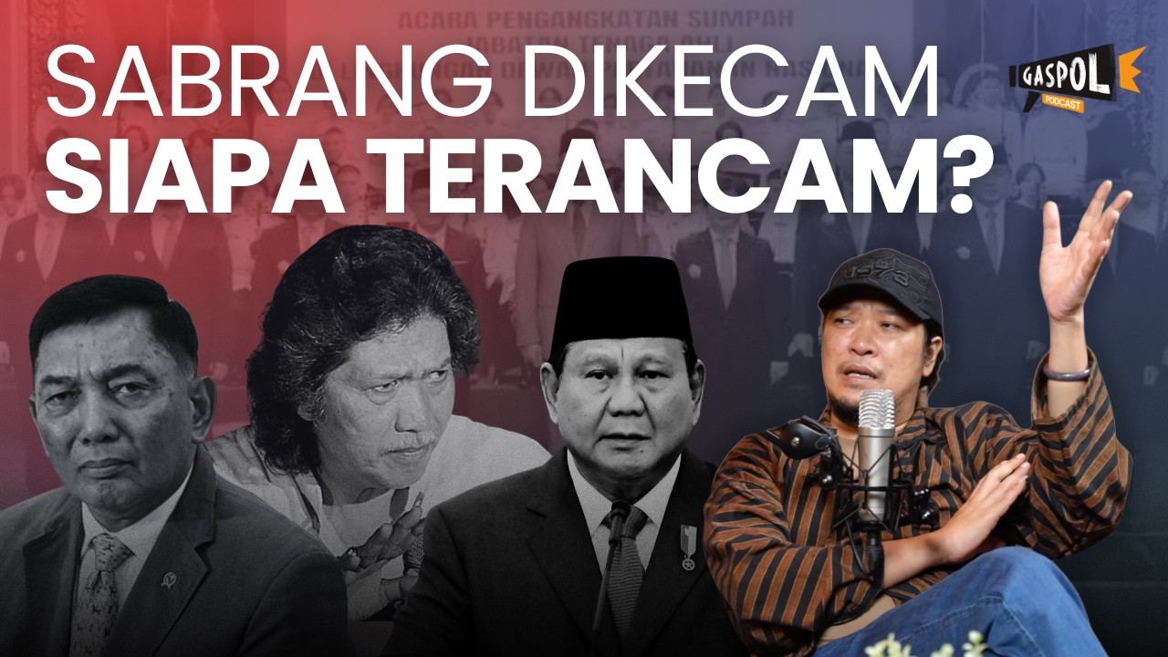 Youtube Thumnail image of : Bantu Sjafrie Sjamsoeddin, Anak Cak Nun Khawatir Indonesia di Ambang Perpecahan | GASPOL Ft Sabrang