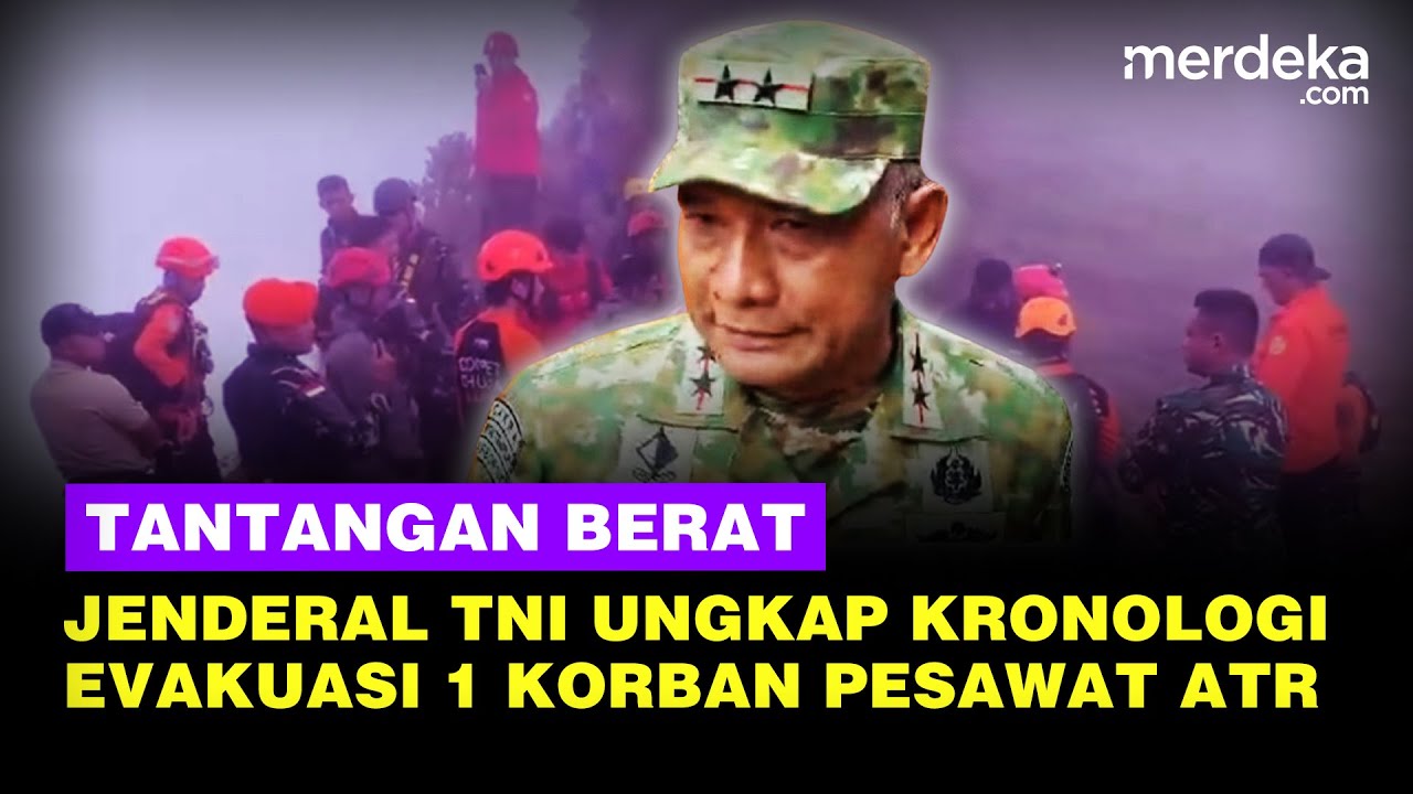 Youtube Thumnail image of : Penampakan Kejutan Temuan Potongan Badan Pesawat ATR di Tebing Gunung Bulusaraung