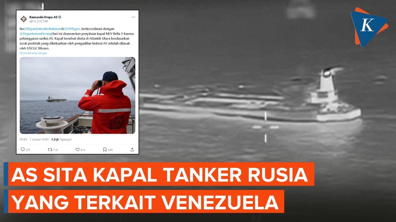 Youtube Thumnail image of : AS Sita Kapal Tanker Minyak Rusia Usai Pengejaran Berminggu-minggu