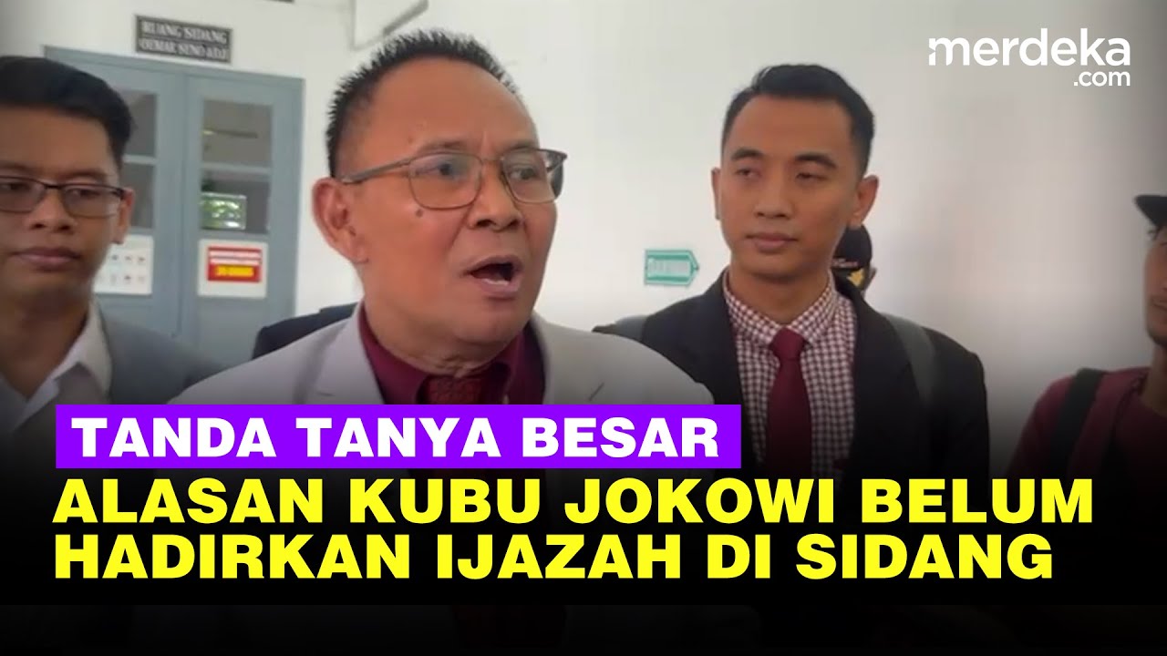 Youtube Thumnail image of : Alasan Kuasa Hukum Terkendala Hadirkan Ijazah Asli Jokowi di Sidang, Ada Apa?