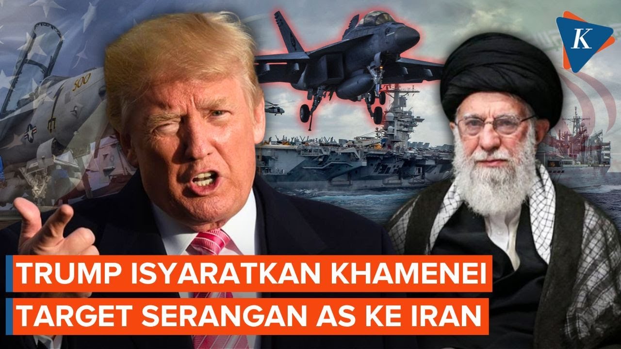Youtube Thumnail image of : Trump "Blak-blakan" Targetkan Pemimpin Iran dalam Serangan AS ke Teheran