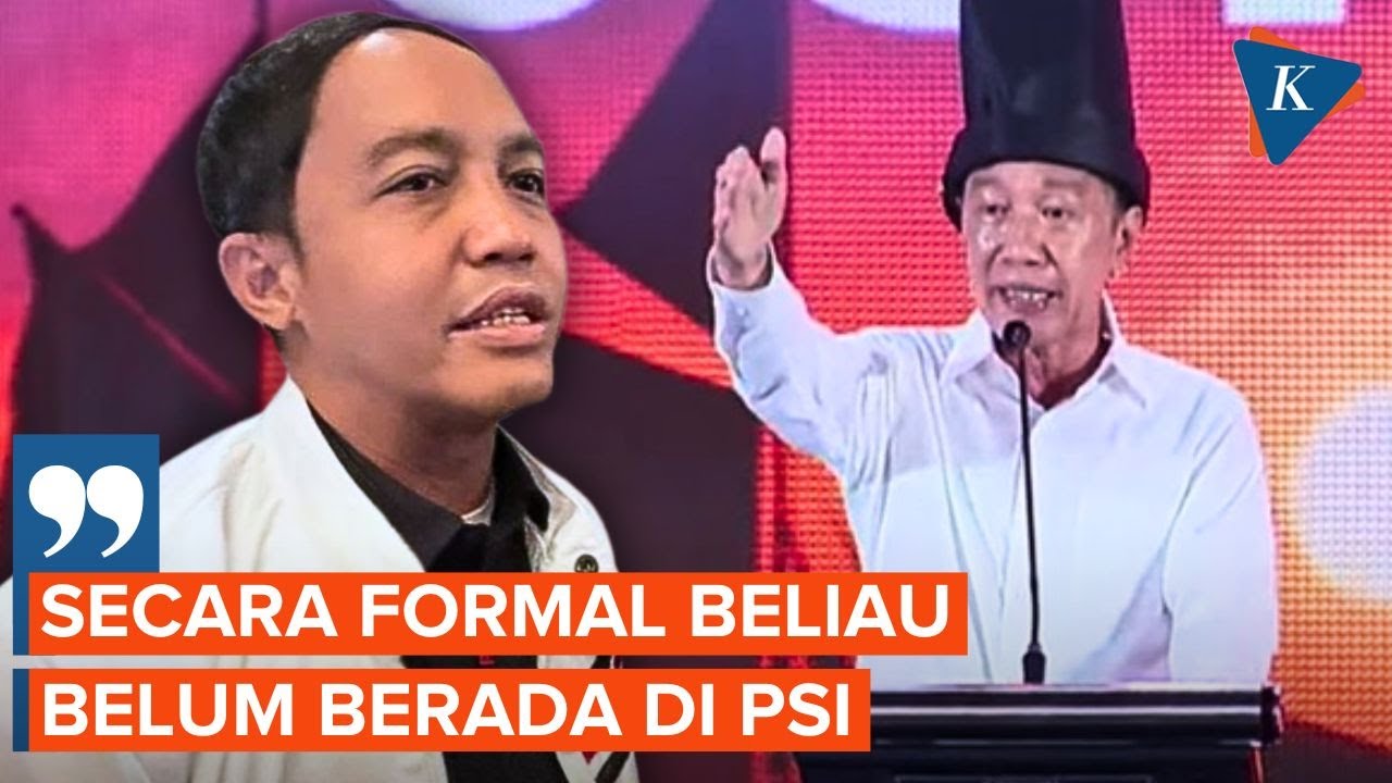 Youtube Thumnail image of : Raja Juli Tegaskan Jokowi Belum Gabung PSI