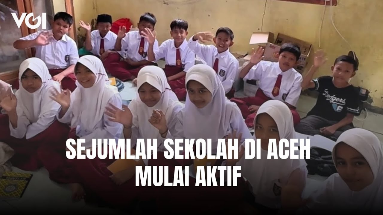 Youtube Thumnail image of : Sempat Lumpuh, Sejumlah Sekolah di Aceh Sudah Bisa Digunakan