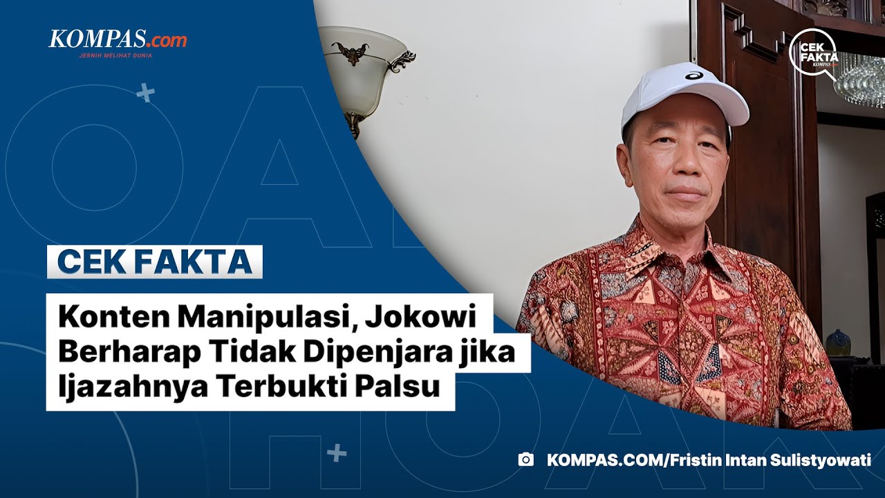 Youtube Thumnail image of : Konten Manipulasi, Jokowi Berharap Tidak Dipenjara jika Ijazahnya Terbukti Palsu