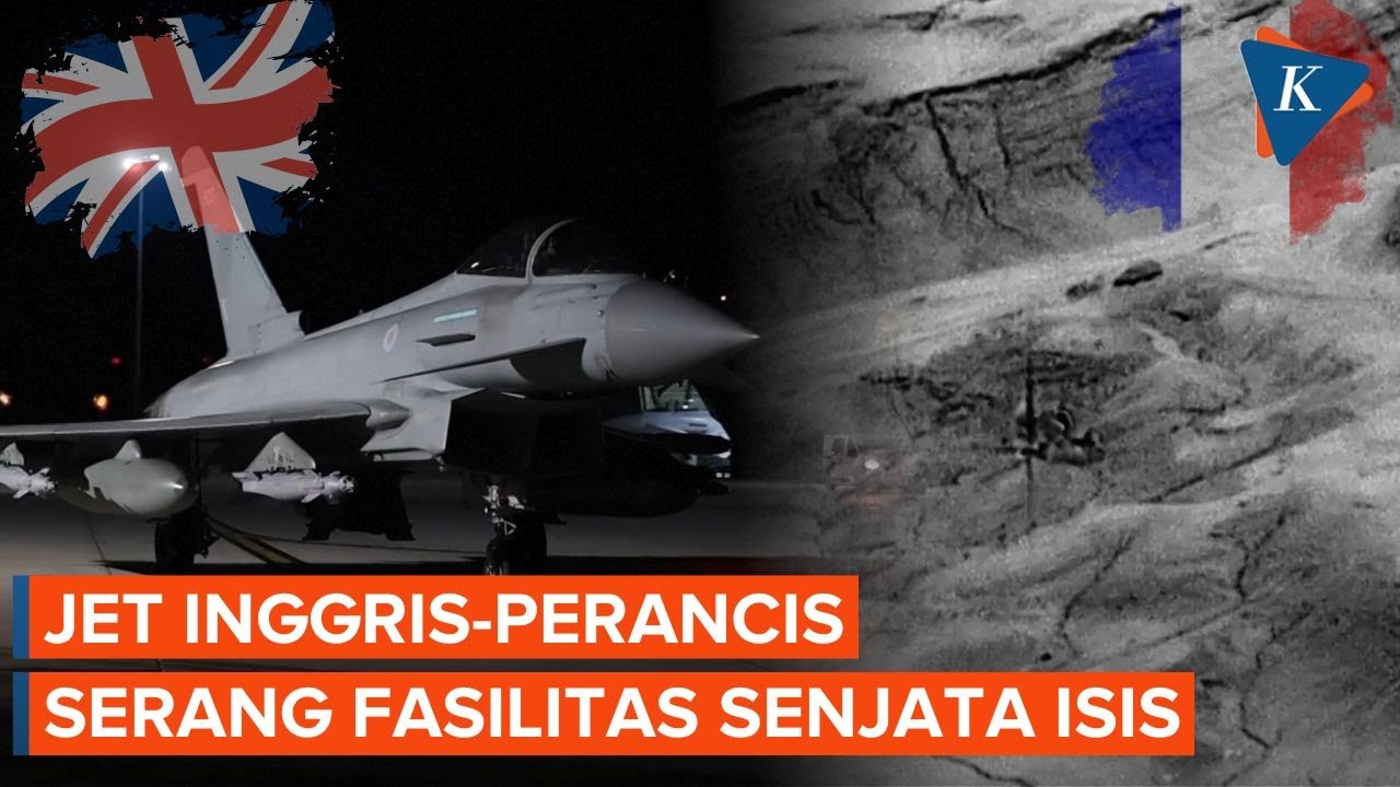 Youtube Thumnail image of : Jet Tempur Perancis dan Inggris Serang Fasilitas Senjata yang Diduga Milik ISIS di Suriah