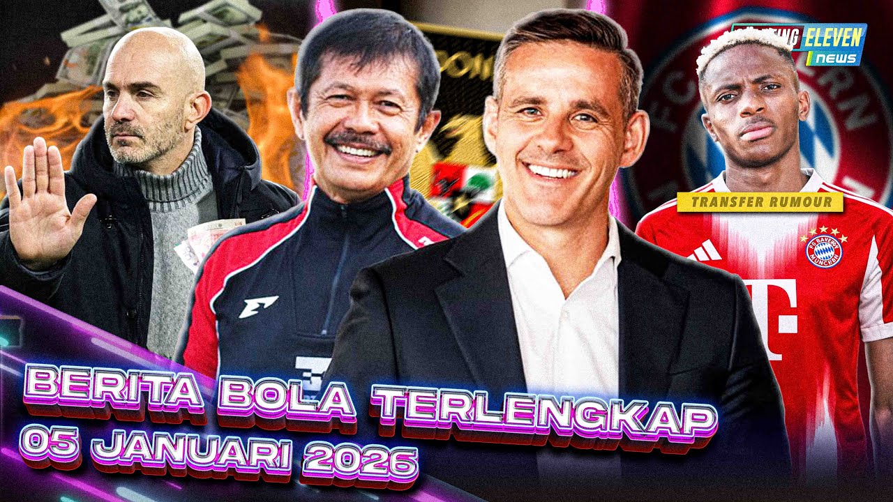 Youtube Thumnail image of : GOKS! Herdman KOLAB Sama Coach Indra? 🥵 Maresca OGAH Ambil Pesangon 😨 Osimhen OTW Ke Munchen 🧐