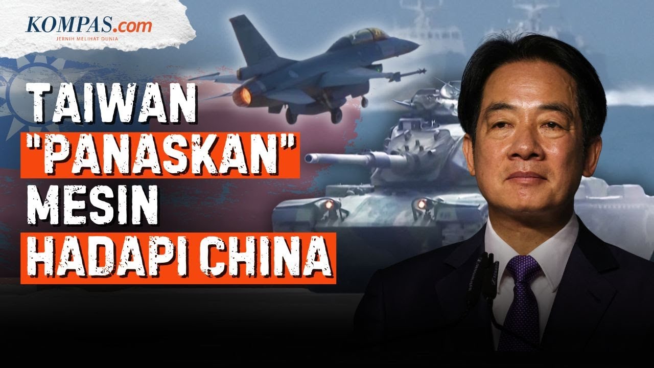 Youtube Thumnail image of : Militer Taiwan Matra Darat, Laut, dan Udara "Panaskan" Mesin Hadapi China