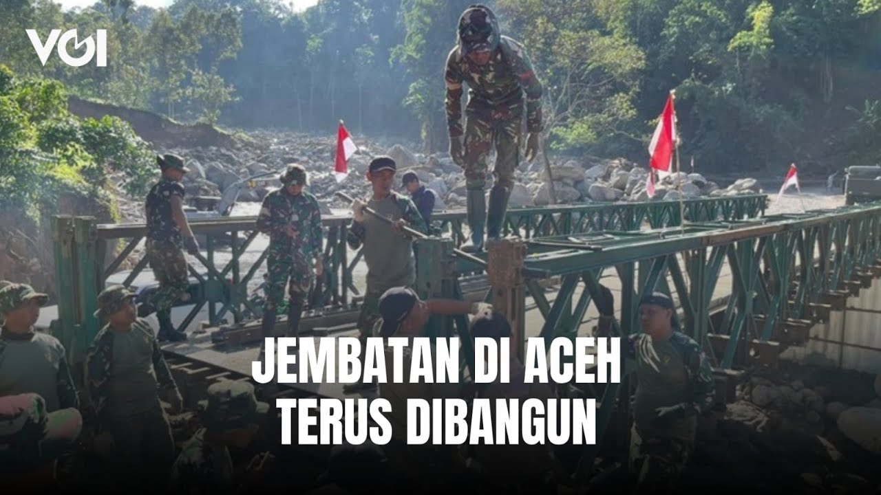 Youtube Thumnail image of : TNI Terus Bekerja Tanpa Henti Bangun Jembatan di Aceh untuk Pulihkan Akses Warga