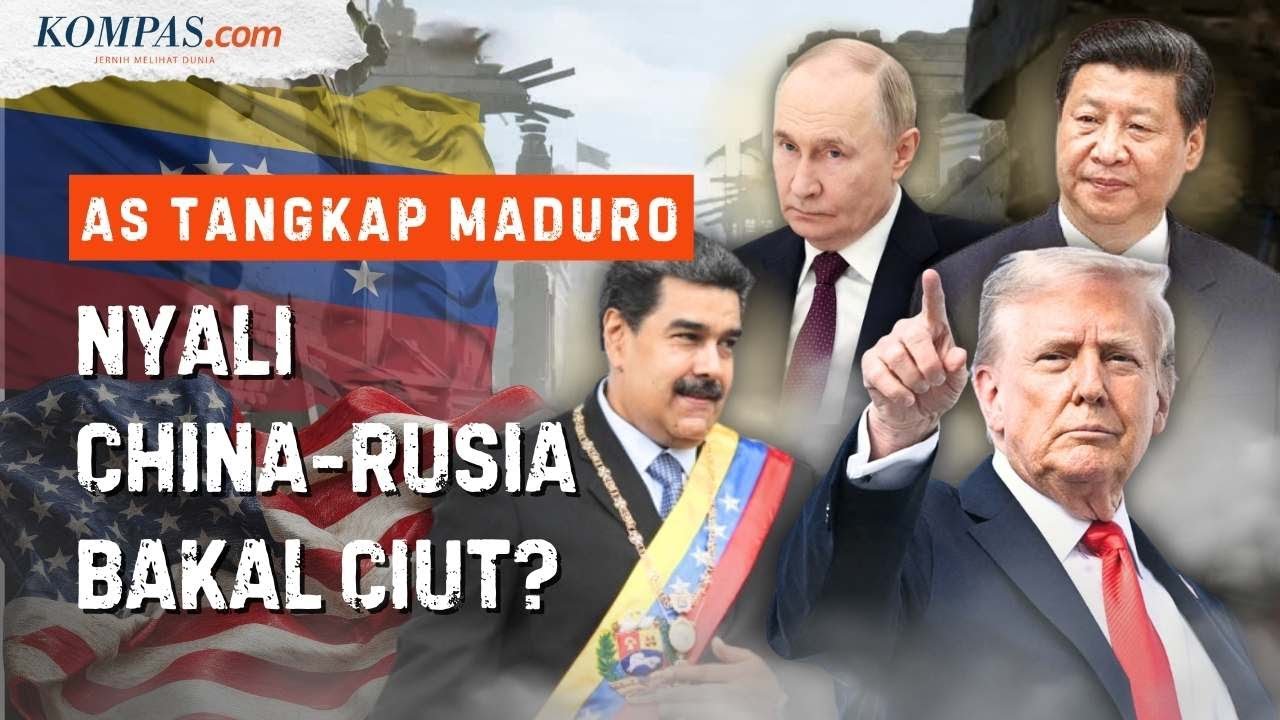 Youtube Thumnail image of : China-Rusia Tak Akan Berani "Usik" AS Setelah Operasi Militer di Venezuela