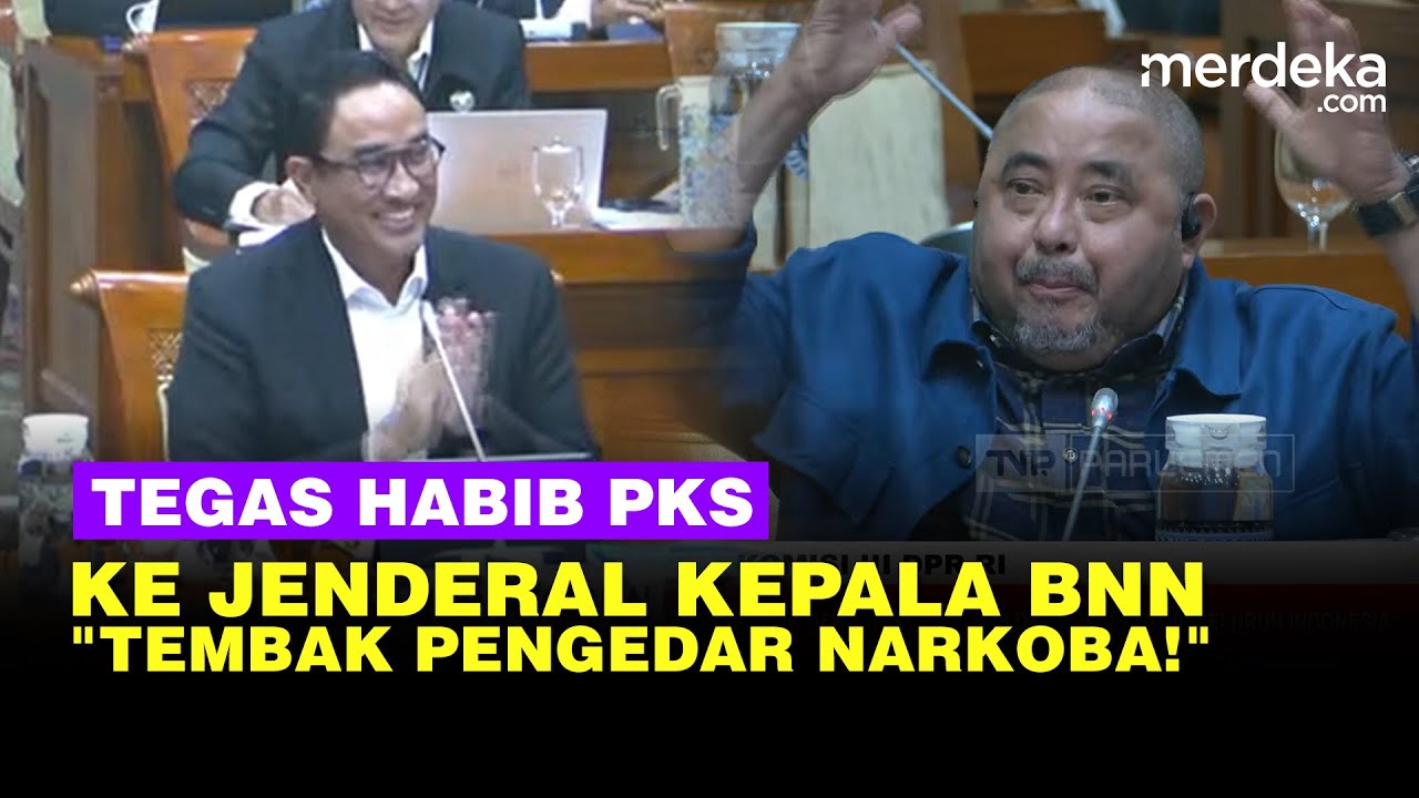 Youtube Thumnail image of : Tegas Habib PKS ke Jenderal Kepala BNN: Tembak Saja Pengedar Narkoba, Jangan Basa Basi Bos!
