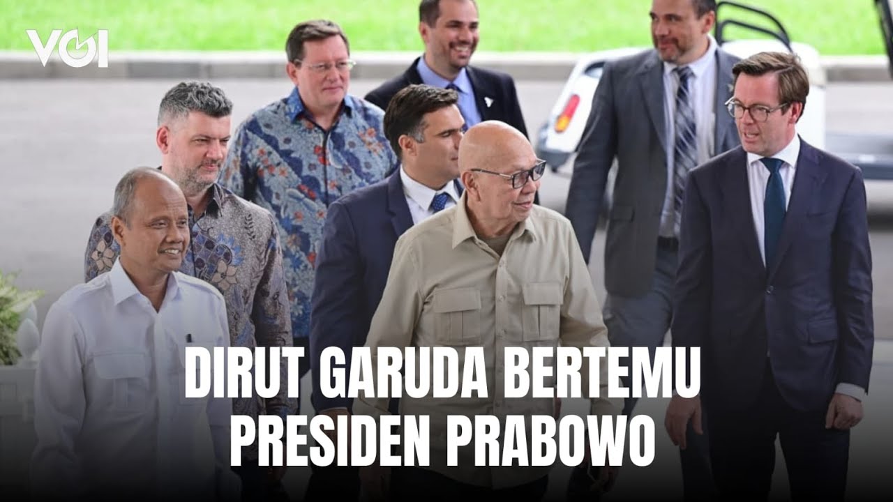 Bertemu Dirut Garuda dan Perwakilan Embraer, Presiden Prabowo Bicarakan Teknologi Pesawat