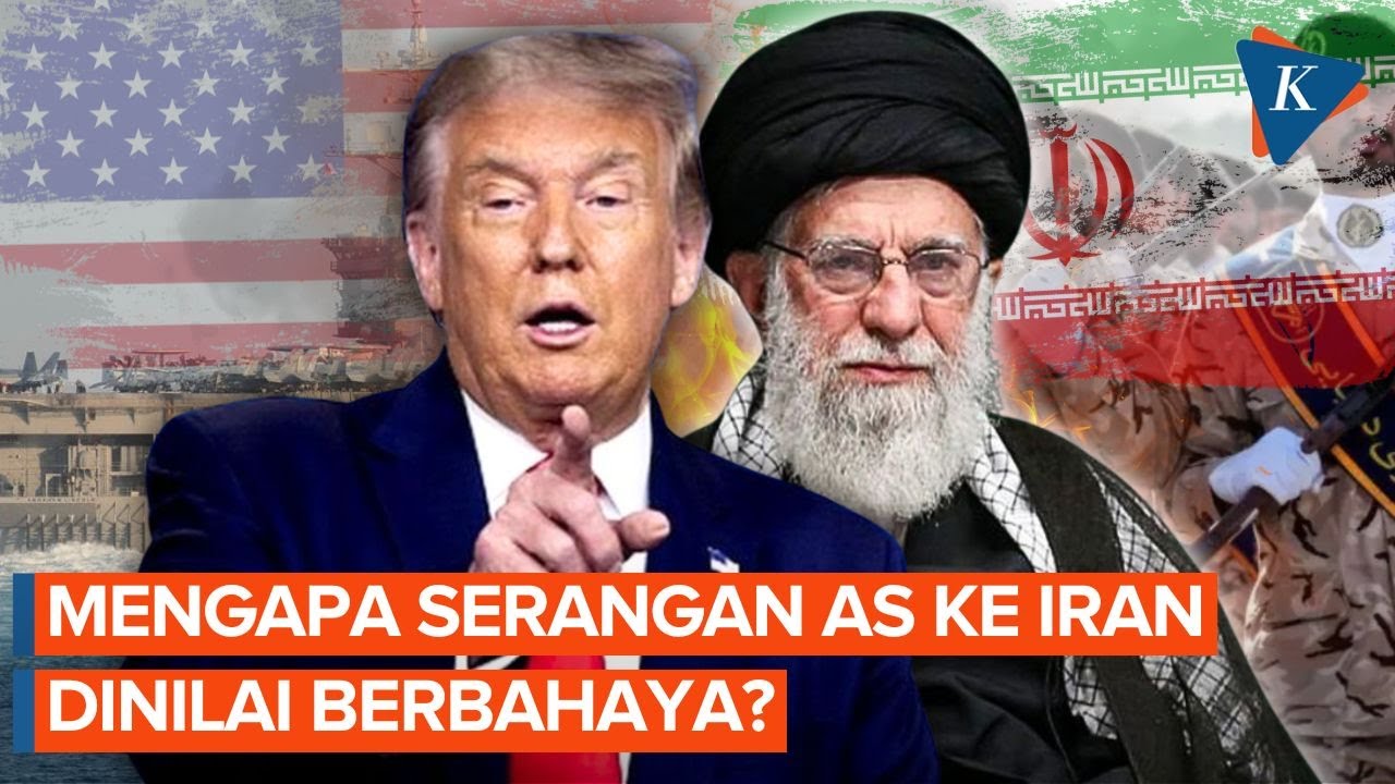 Youtube Thumnail image of : Mengapa Serangan Militer AS ke Iran Dinilai Sangat Berbahaya