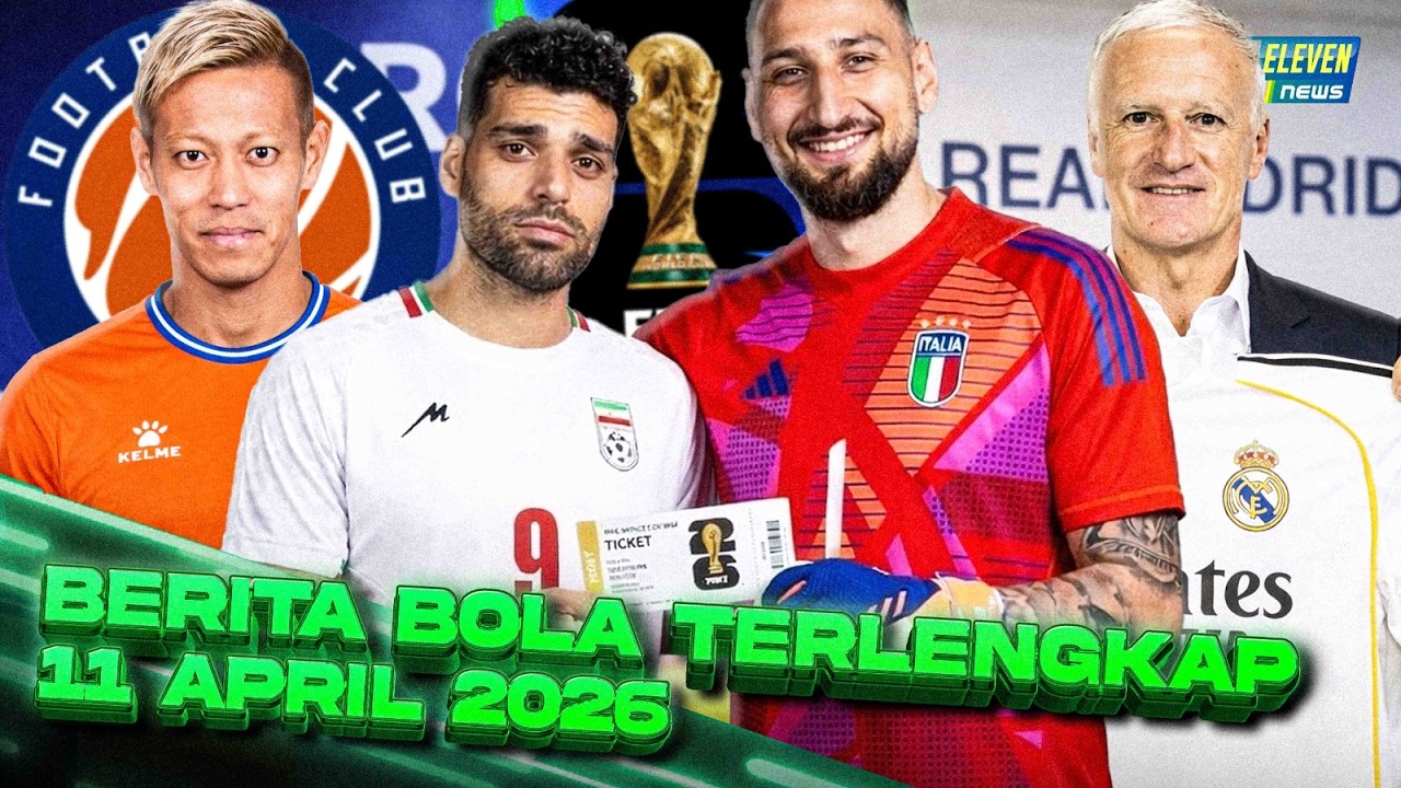 ITALIA Gantikan IRAN Di PIALA DUNIA?😱 HONDA Join Klub SINGAPURA🤝DESCHAMP Siap LATIH MADRID 😍