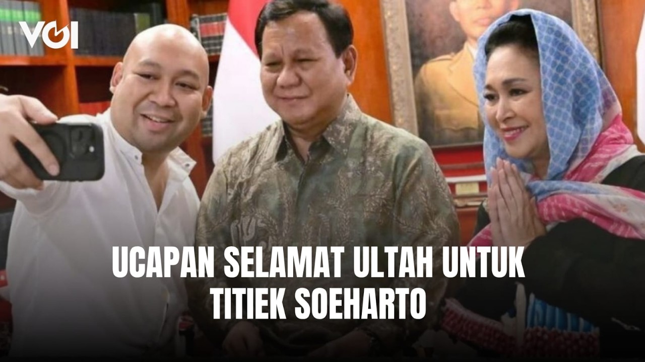Presiden Prabowo Ucapan Selamat Ultah untuk Titiek Soeharto, Doa Terbaik Dipanjatkan