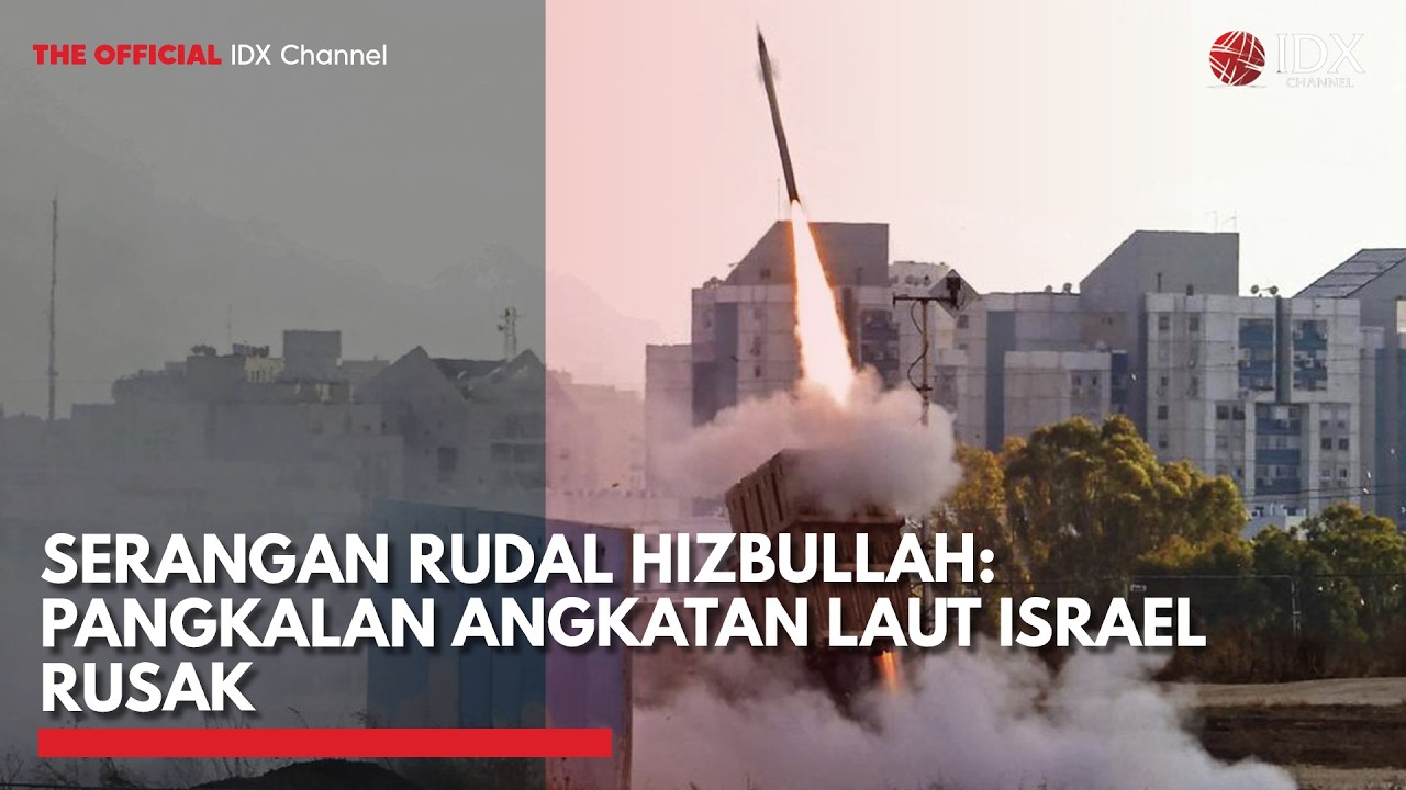 Youtube Thumnail image of : Serangan Rudal Hizbullah: Pangkalan Angkatan Laut Israel Rusak | IDXC UPDATE